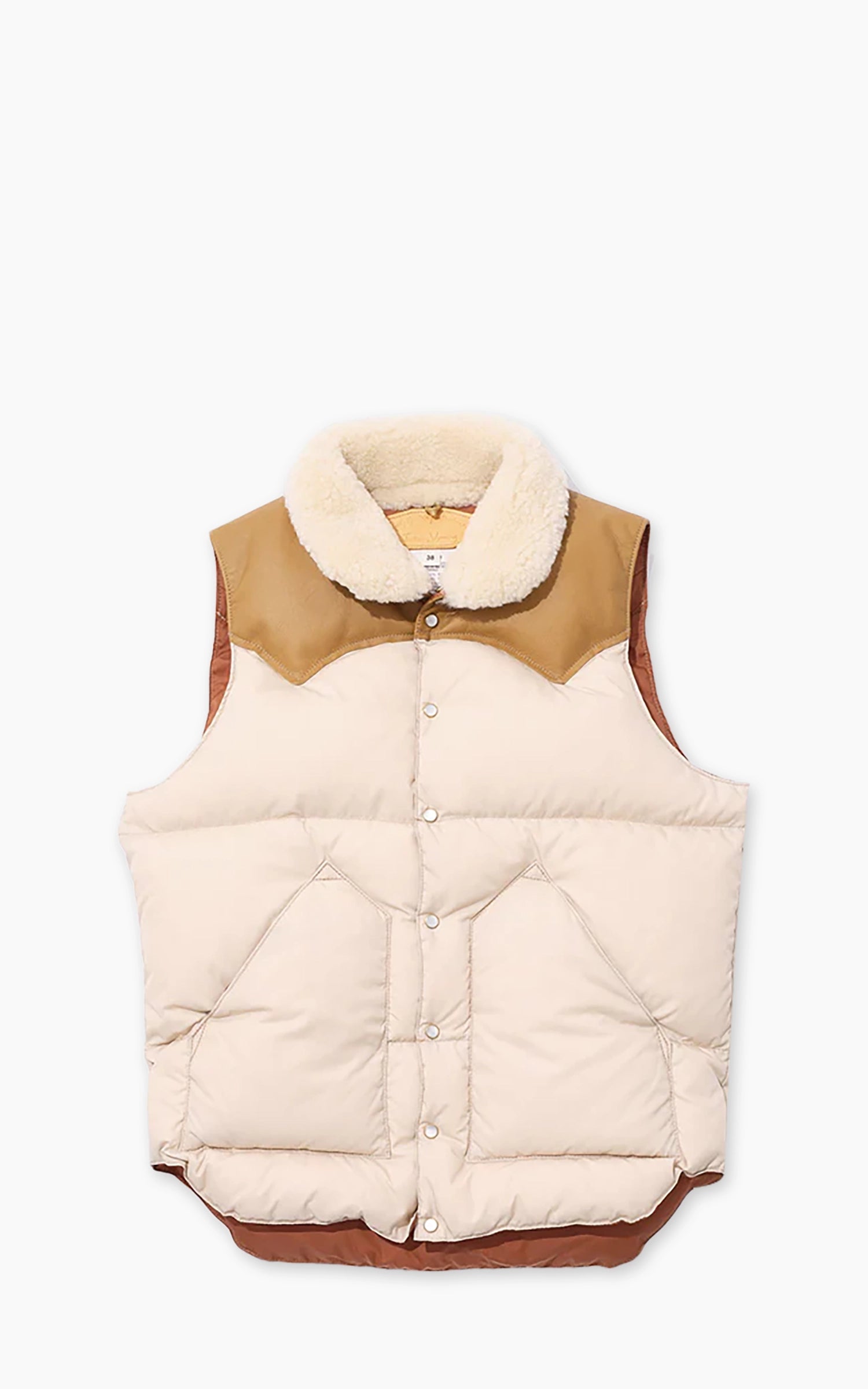 Rocky Mountain Featherbed Christy Down Vest L. Beige
