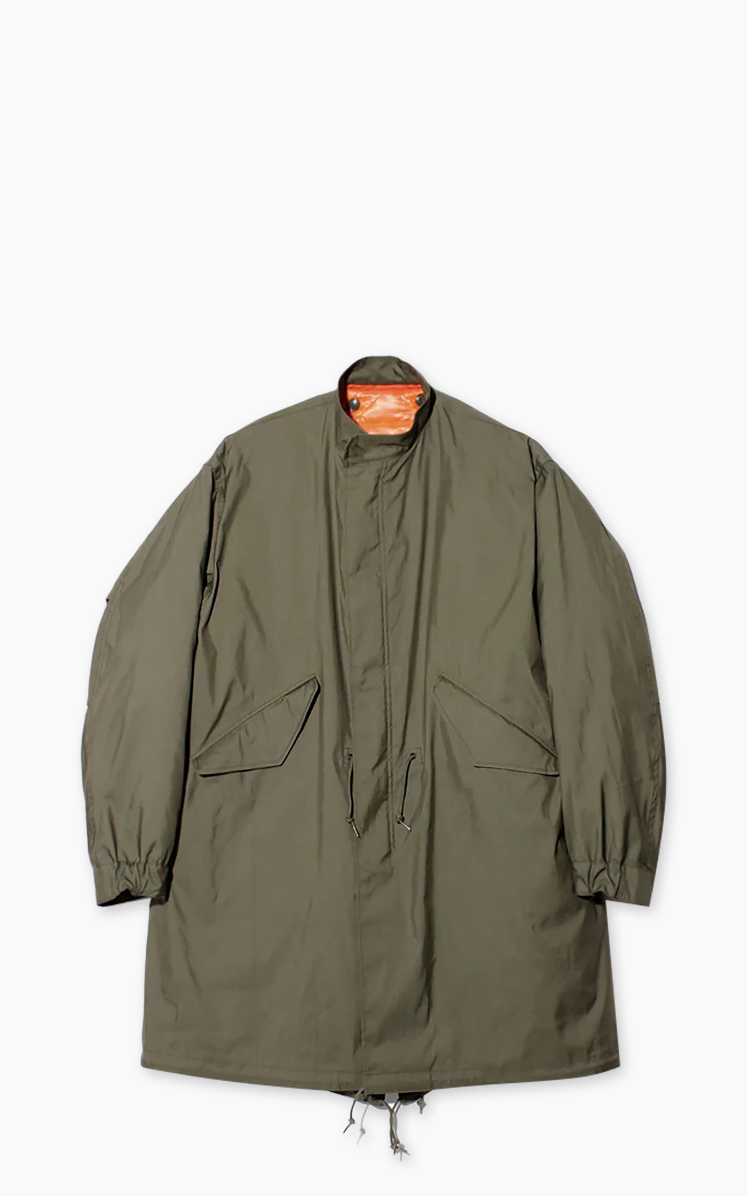 Rocky Mountain Featherbed M65 Fishtail VTG Poplin With Liner Olive