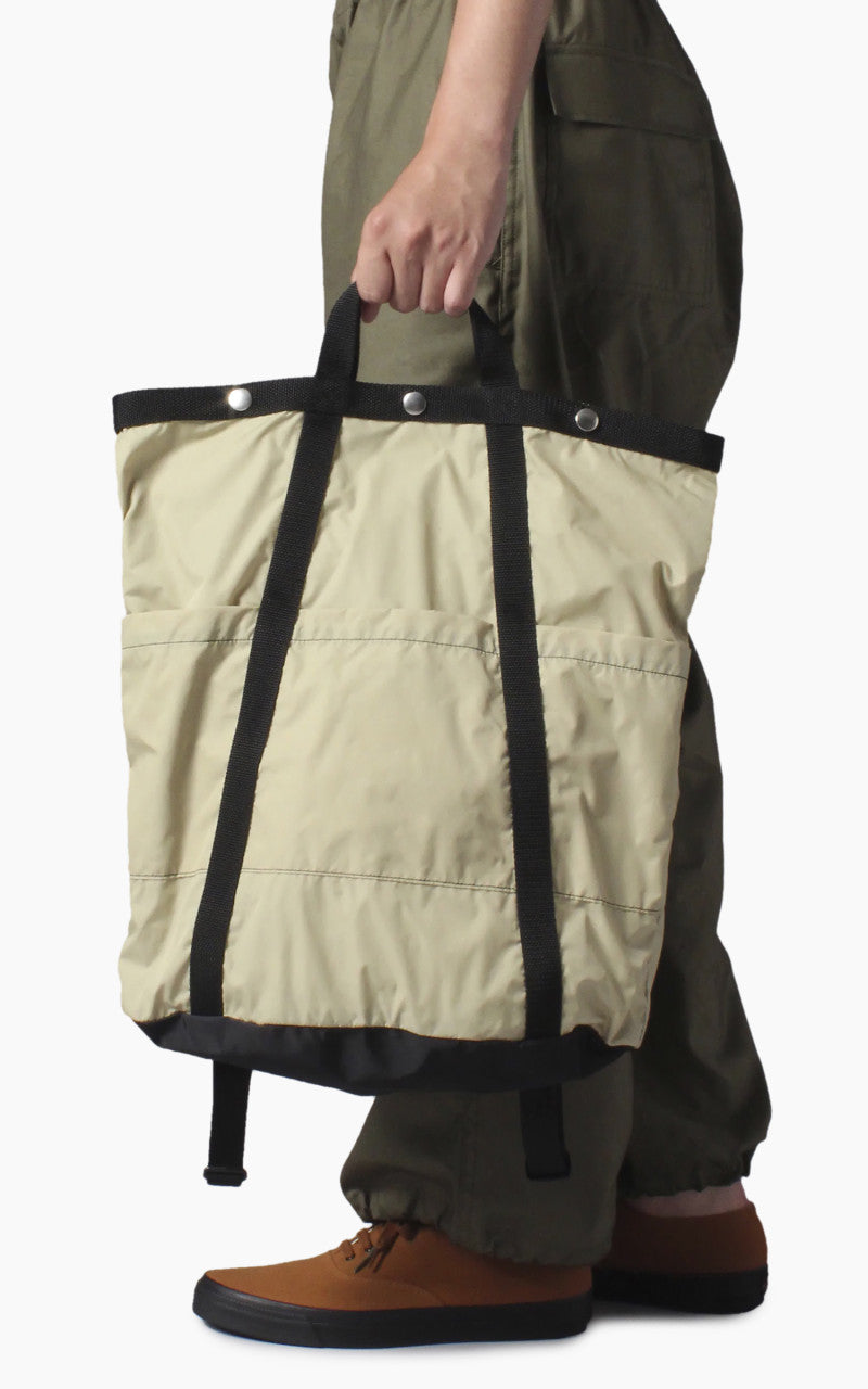 Rocky Mountain Featherbed Wind Tote Bag Black Webbing Tan