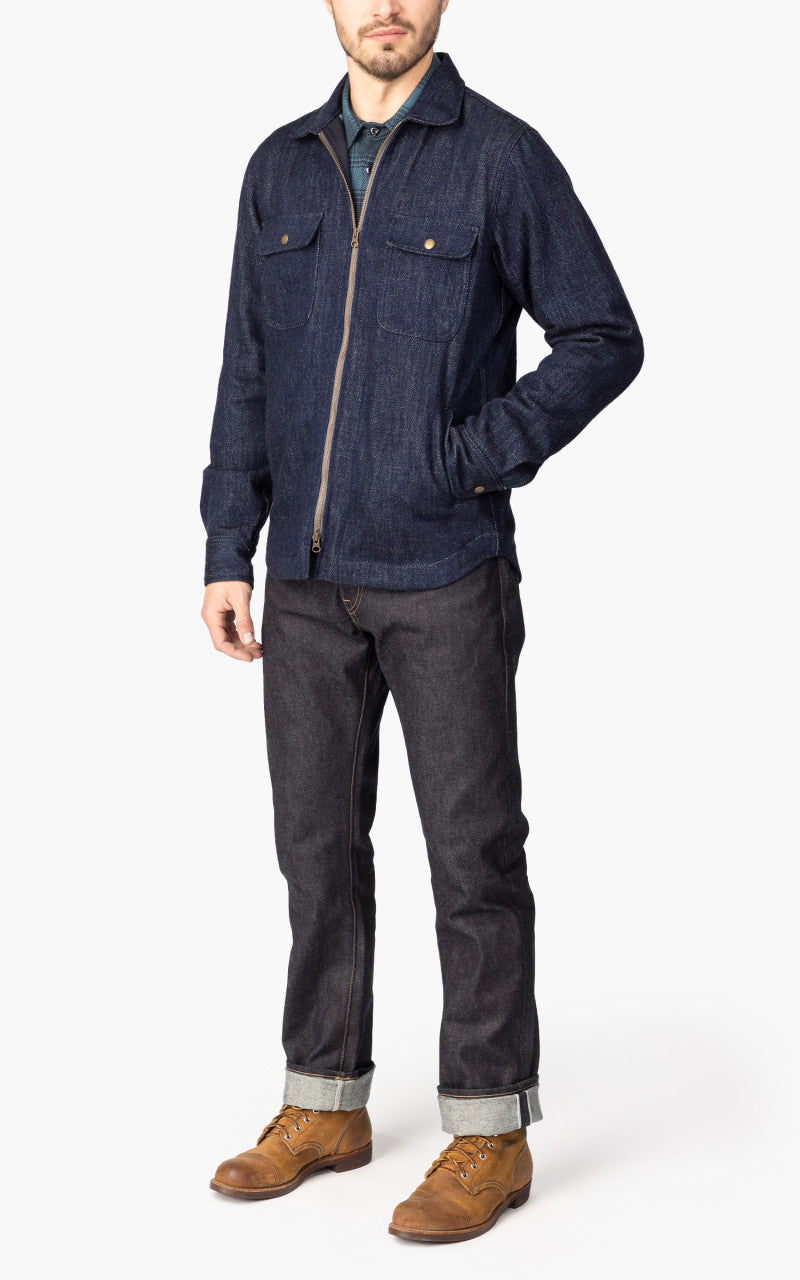 Rogue Territory Field Jacket Knit Denim Indigo 11oz