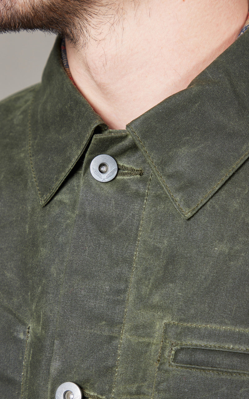 Rogue Territory Supply Jacket Waxed Canvas Ridgeline Olive