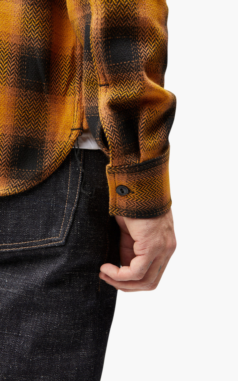 Rogue Territory Western Shirt Heavy HB Gold Plaid
