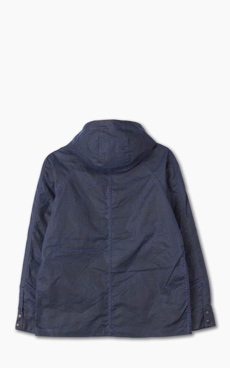 Rogue Territory Hooded Ridgeline Jacket Waxed Navy