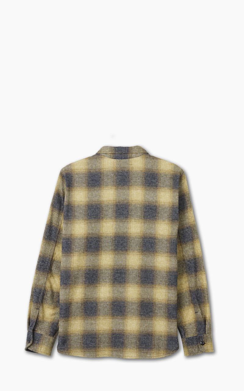 Rogue Territory BM Shirt Ombre Plaid Gold