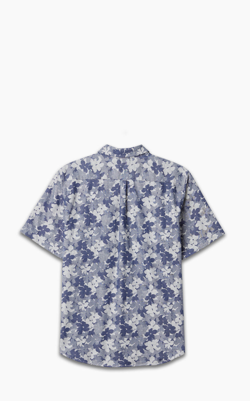 Rogue Territory Maker Shirt Floral Jacquard Indigo