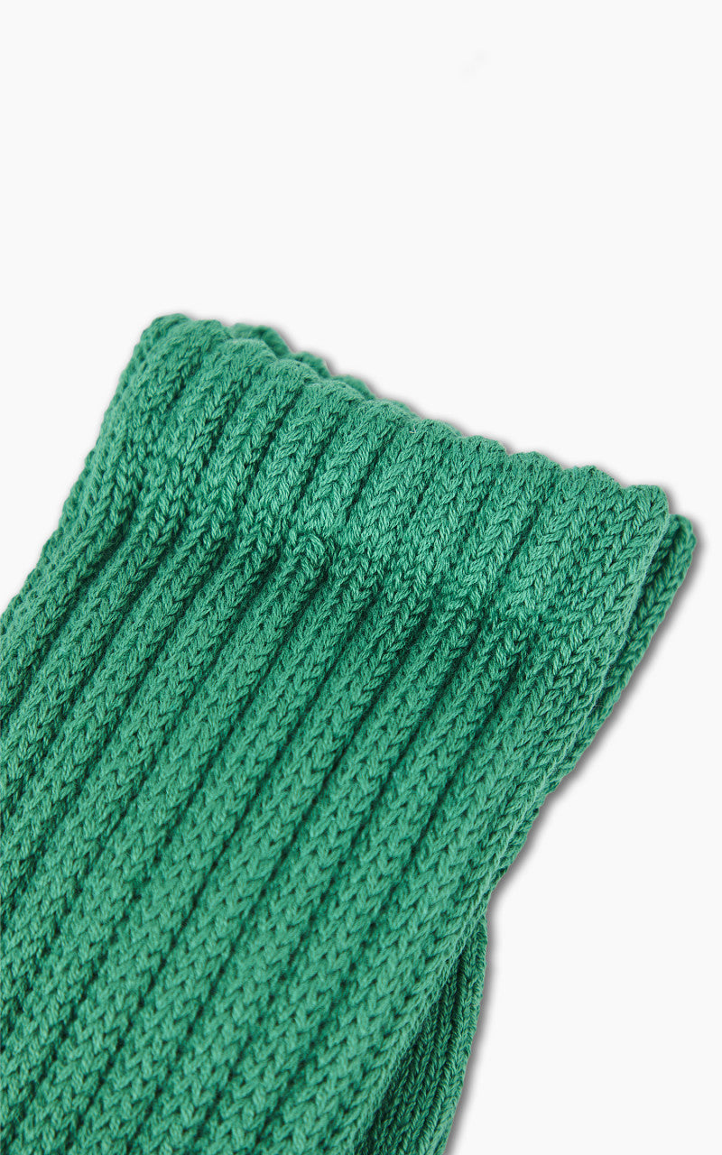 RoToTo R1334 Loose Pile Crew Socks Green
