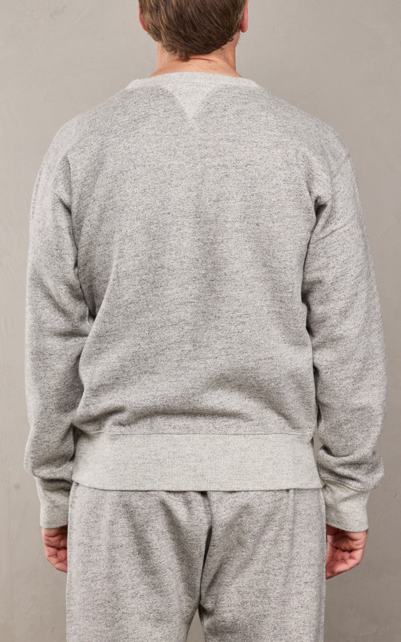 RRL Double V Crewneck Sweatshirt Grey