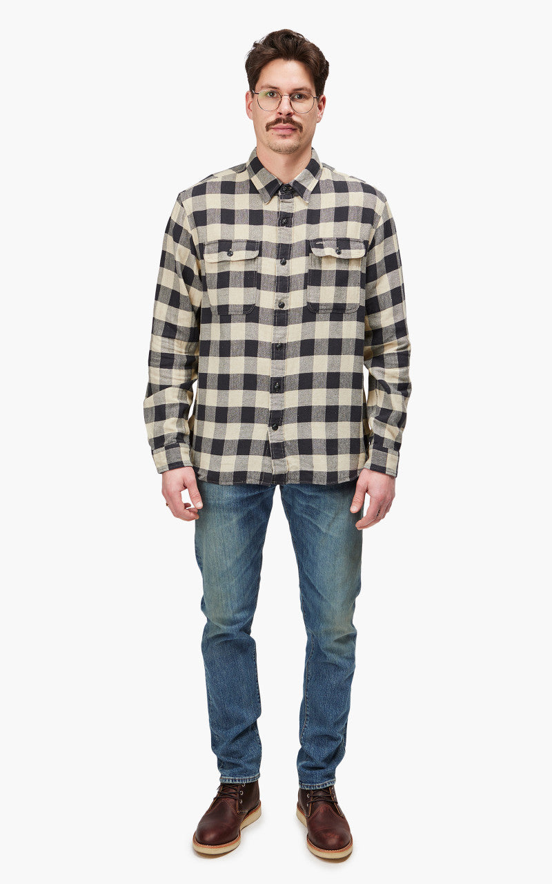 RRL Matlock Western Shirt Black/Cream