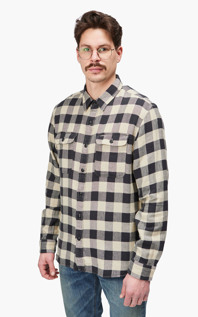 RRL Matlock Western Shirt Black/Cream