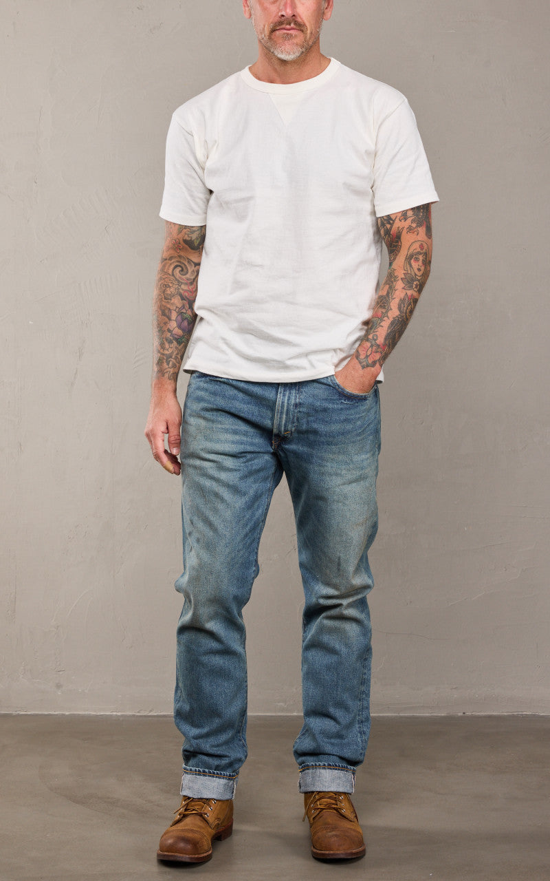 RRL High Slim Selvedge Jean Calloway Wash