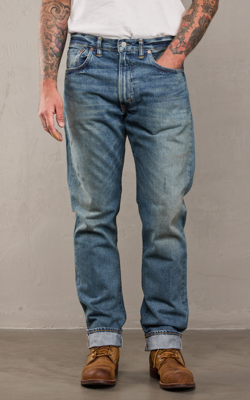 RRL High Slim Selvedge Jean Calloway Wash