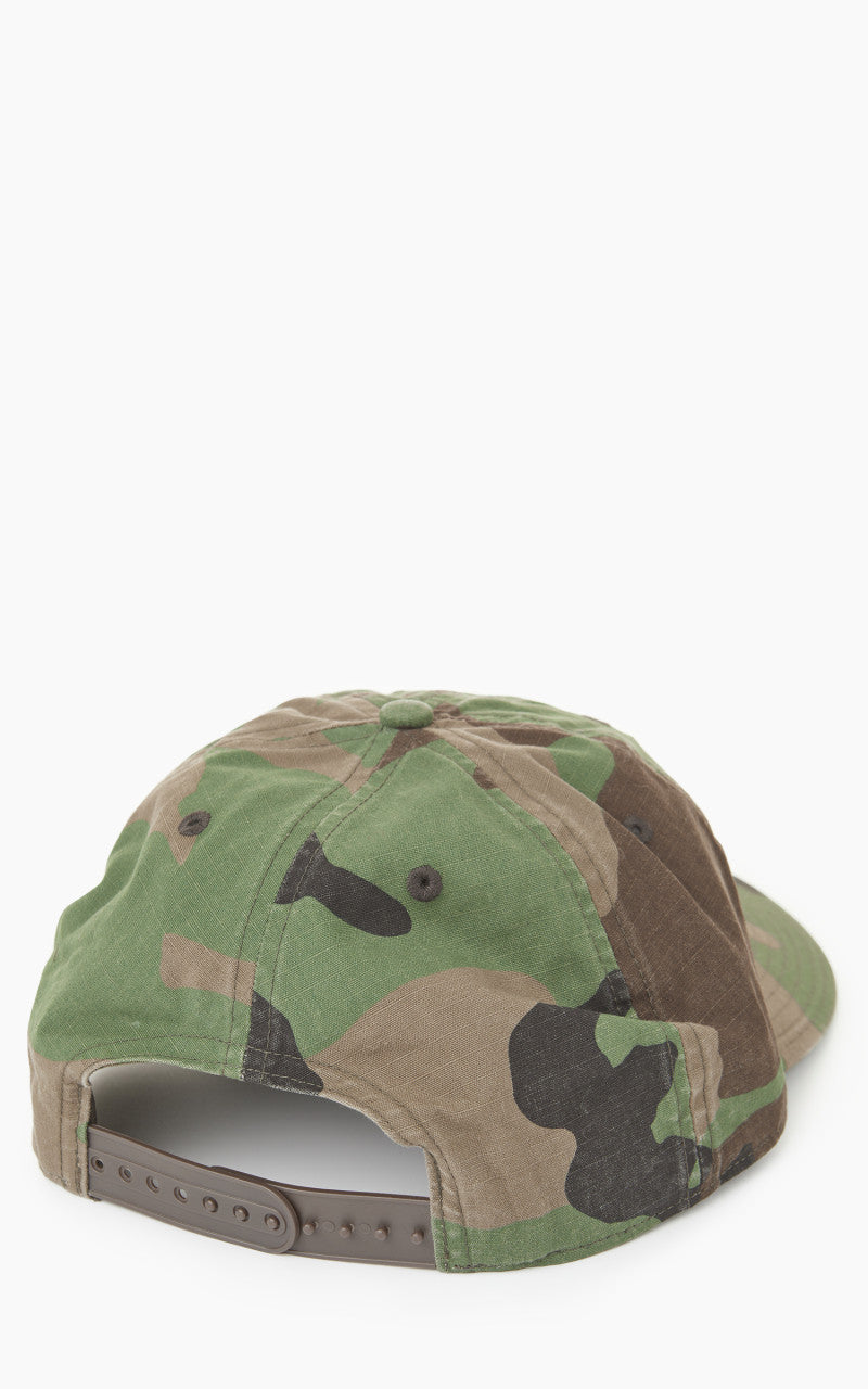 RRL Winged-Logo Baseball Cap Garment-Dyed Camouflage