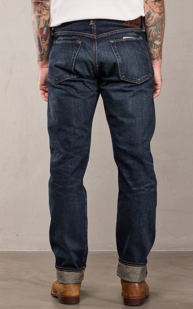 RRL High Slim Selvedge Jean Bayview Wash
