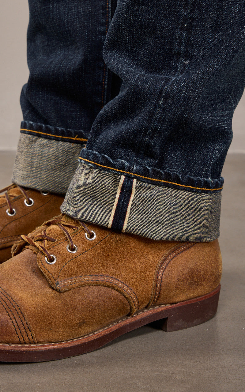 RRL High Slim Selvedge Jean Bayview Wash