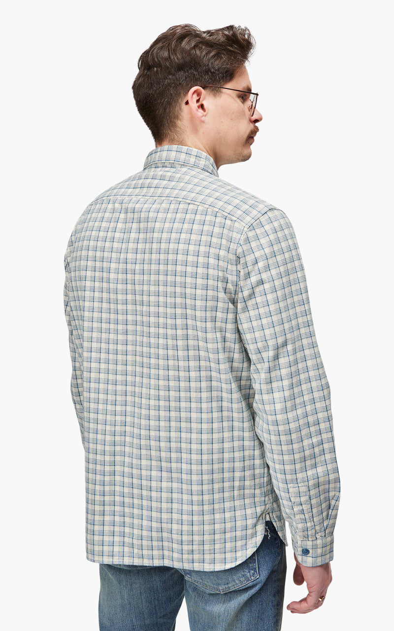 RRL Alaska Western Shirt Cream/Blue