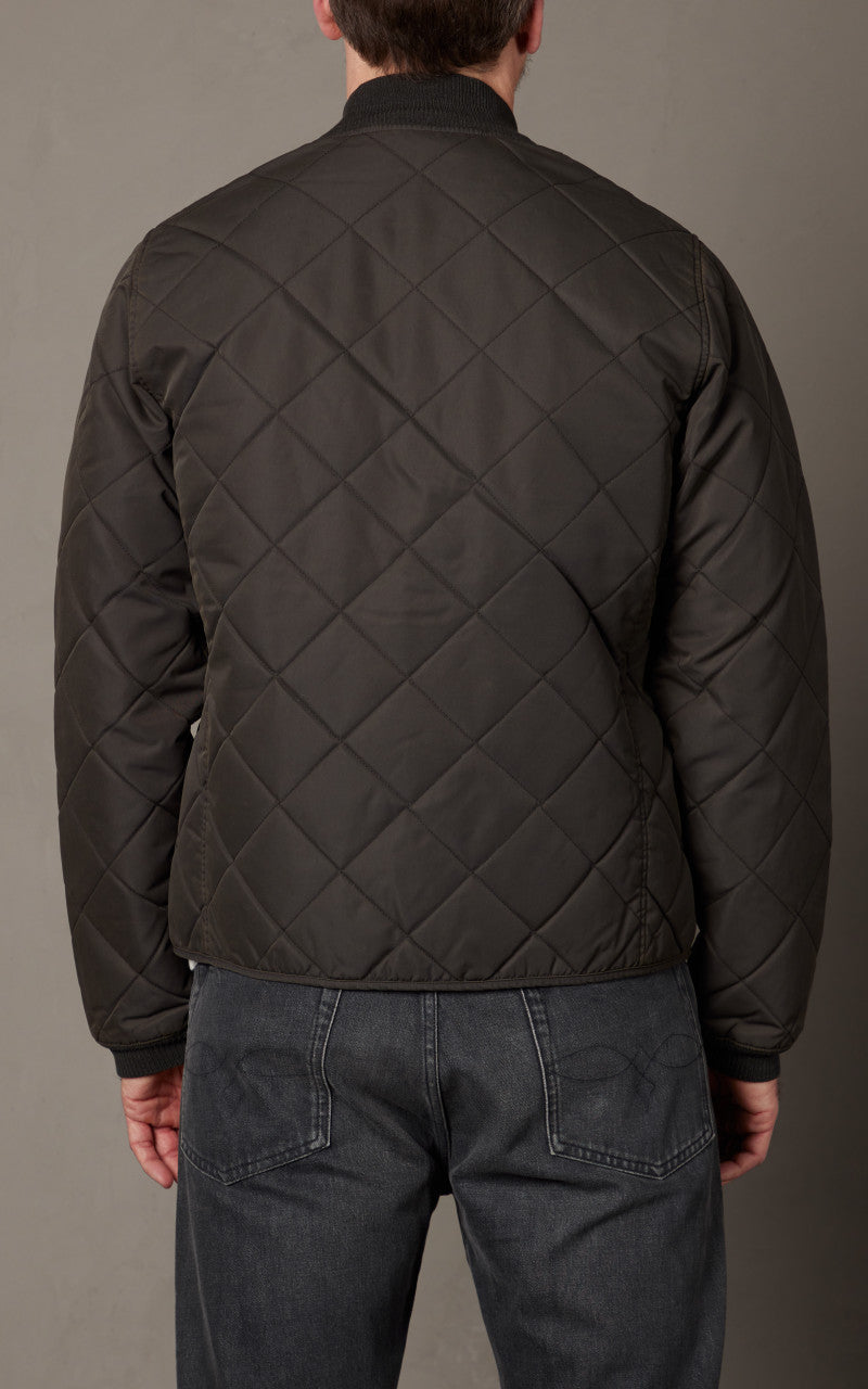 RRL Benton Lined Bomber Jacket Vintage Black