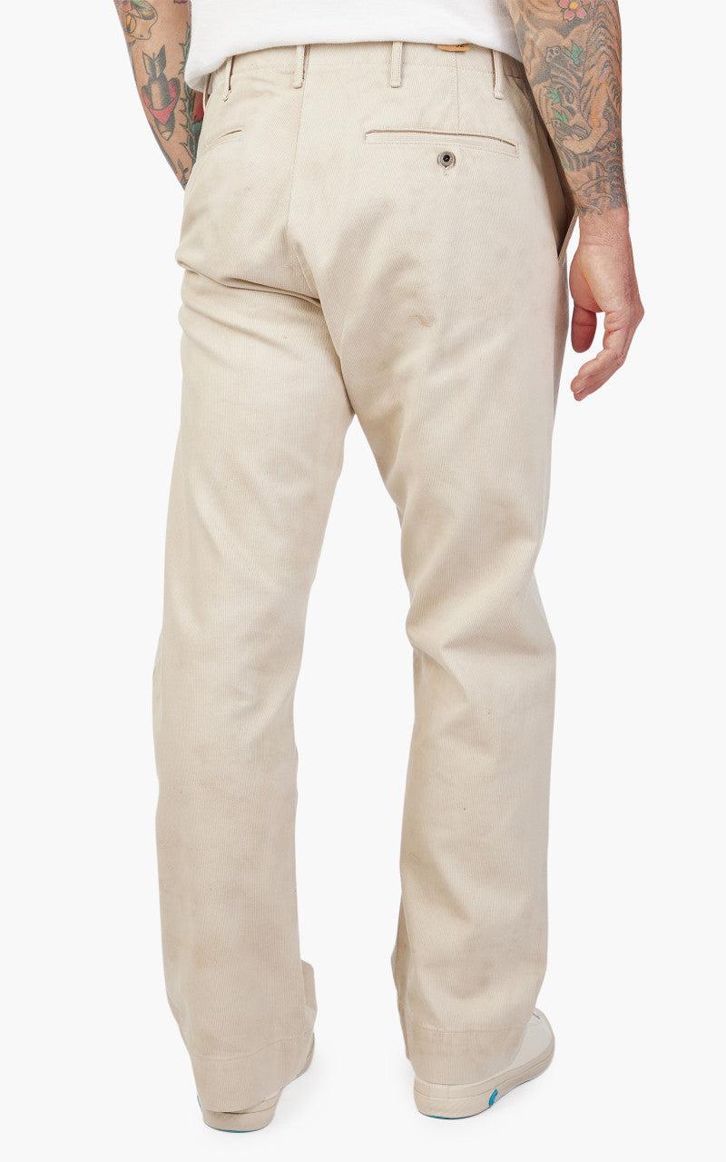 RRL Field Chino Distressed Bedford Cord Stone