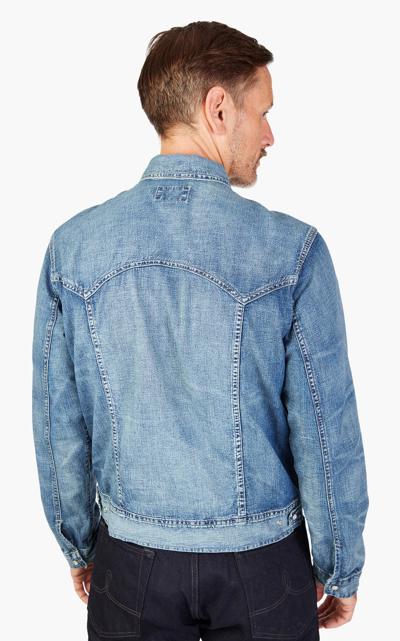 RRL Sawtooth Western Denim Jacket Hewson Wash
