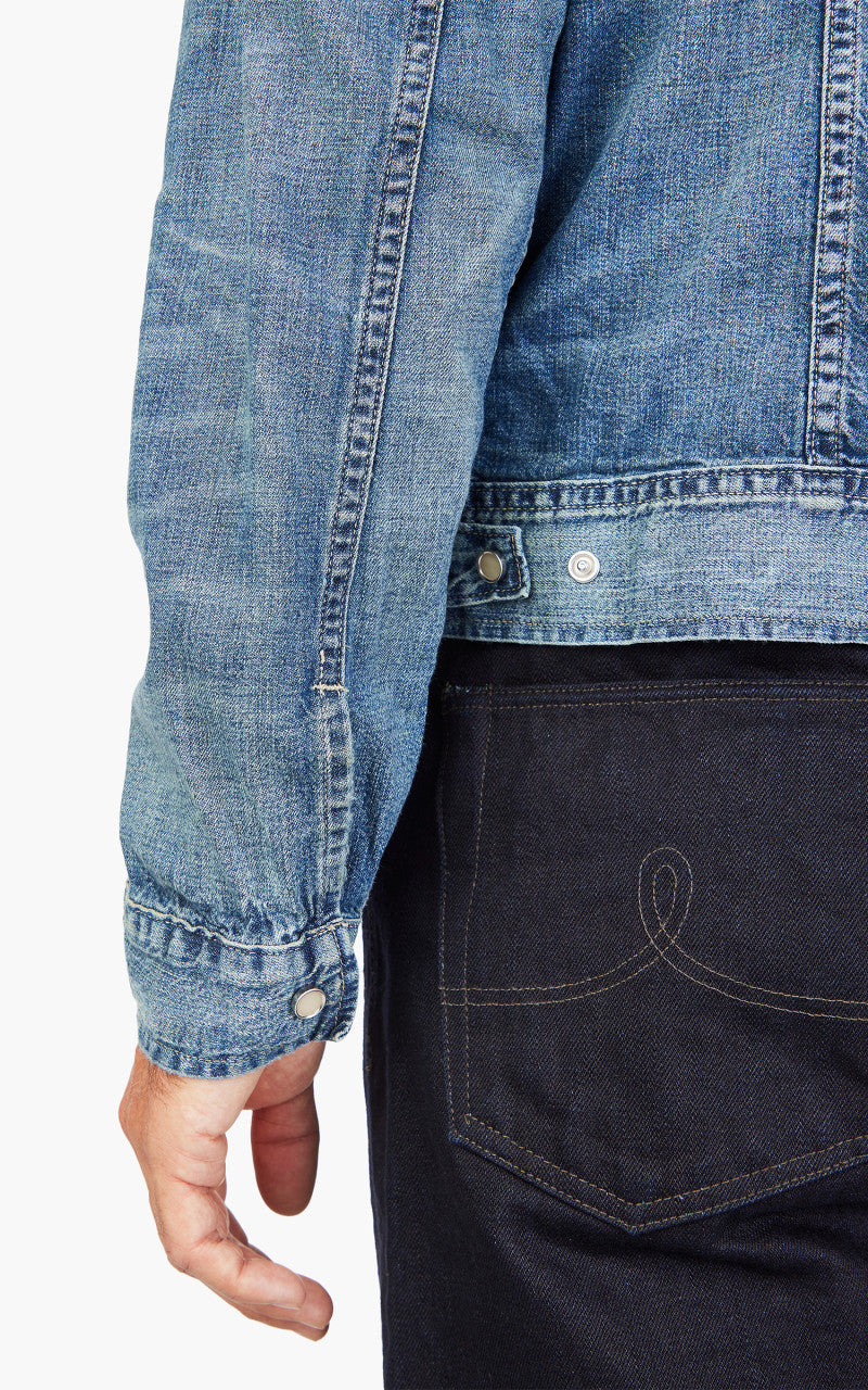 RRL Sawtooth Western Denim Jacket Hewson Wash