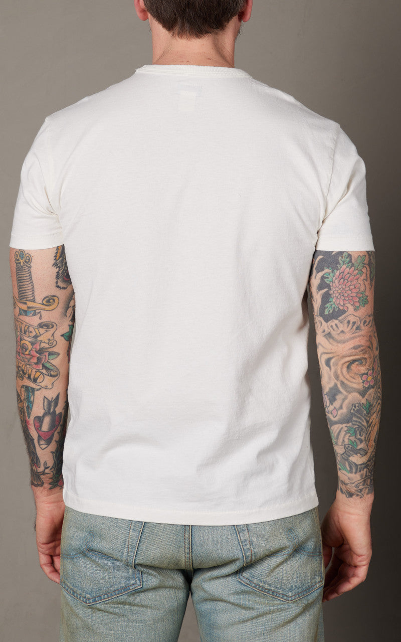 RRL 2-Pack Garment-Dyed Pocket Tees Warm White