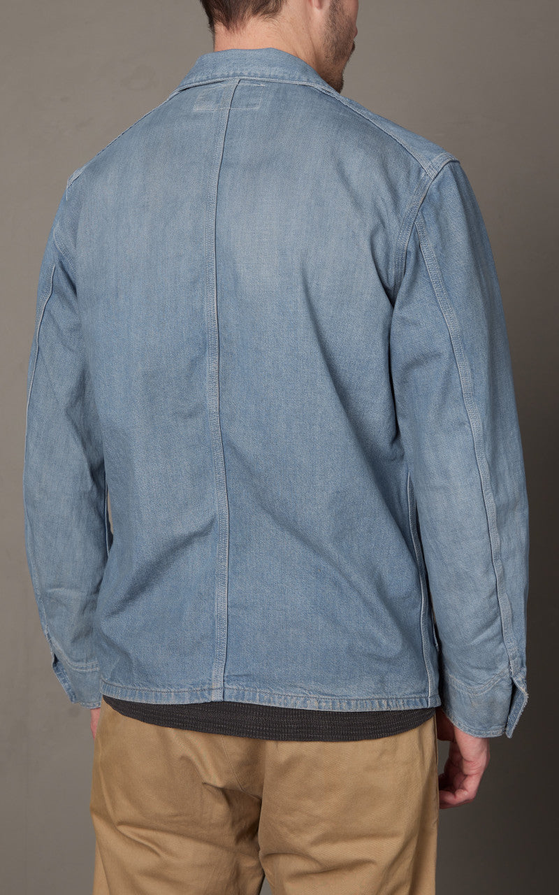 RRL Indigo Denim Engineer Jacket Atmore Wash