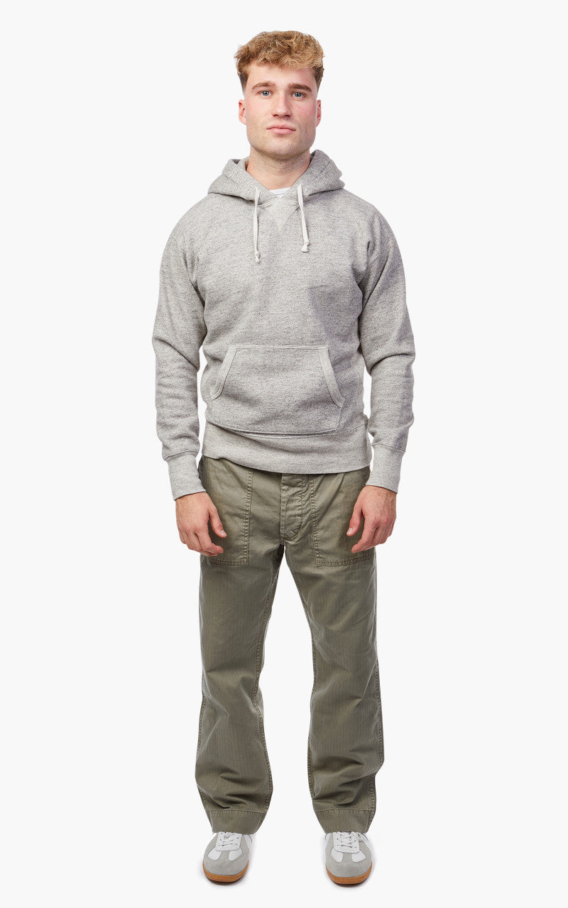 RRL Fleece Hoodie Grey Heather