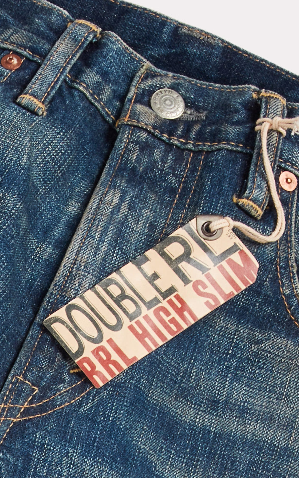 RRL High Slim Yosemite Selvedge Jean