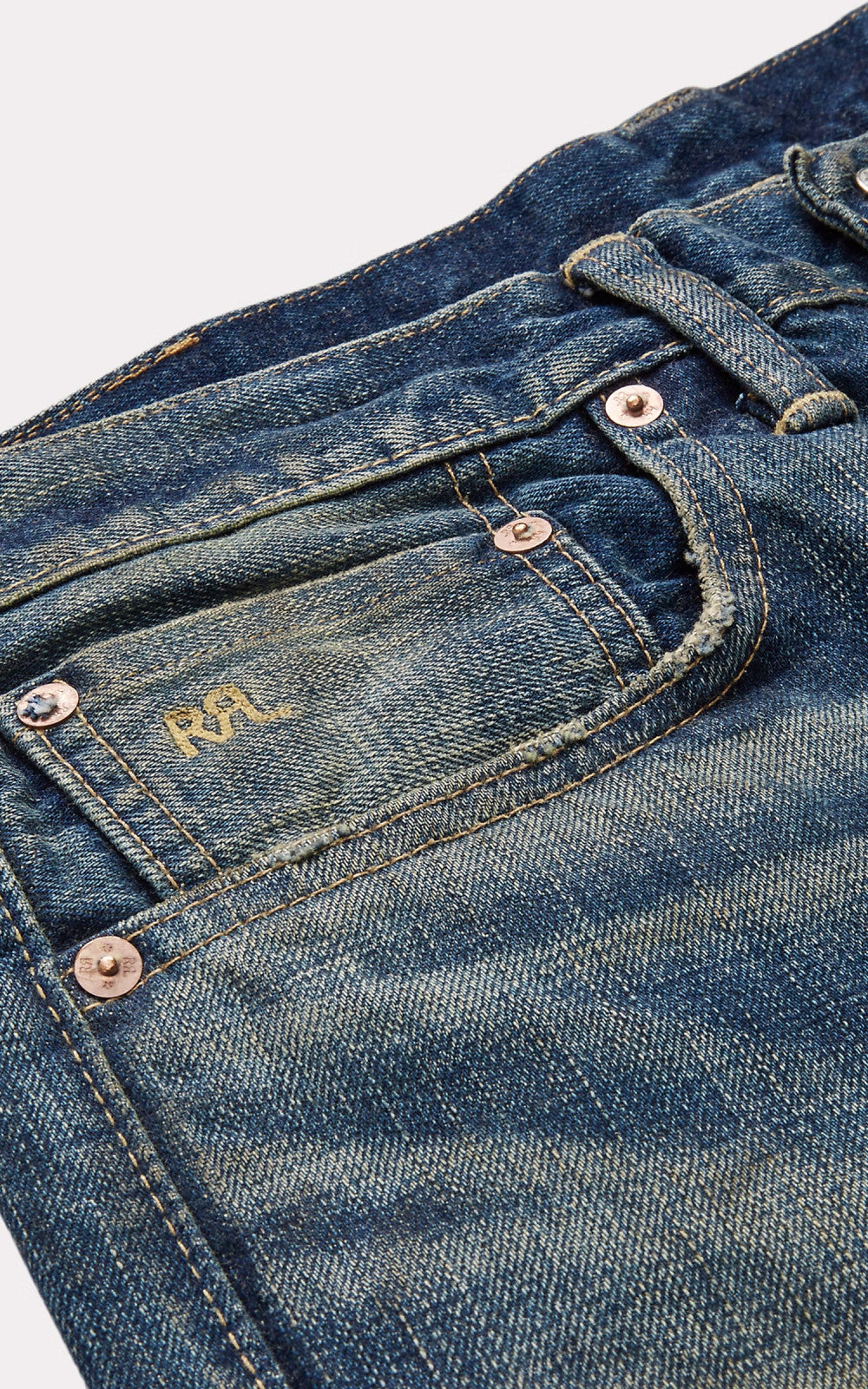 RRL High Slim Yosemite Selvedge Jean