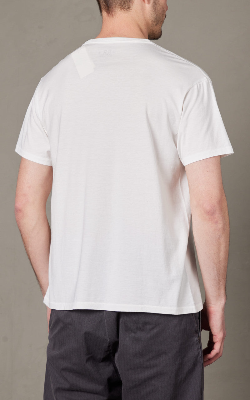 RRL Jersey Graphic T-Shirt White
