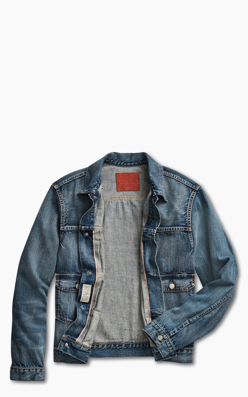 RRL Type 2 Trucker Denim Jacket Selvedge Overdale Wash