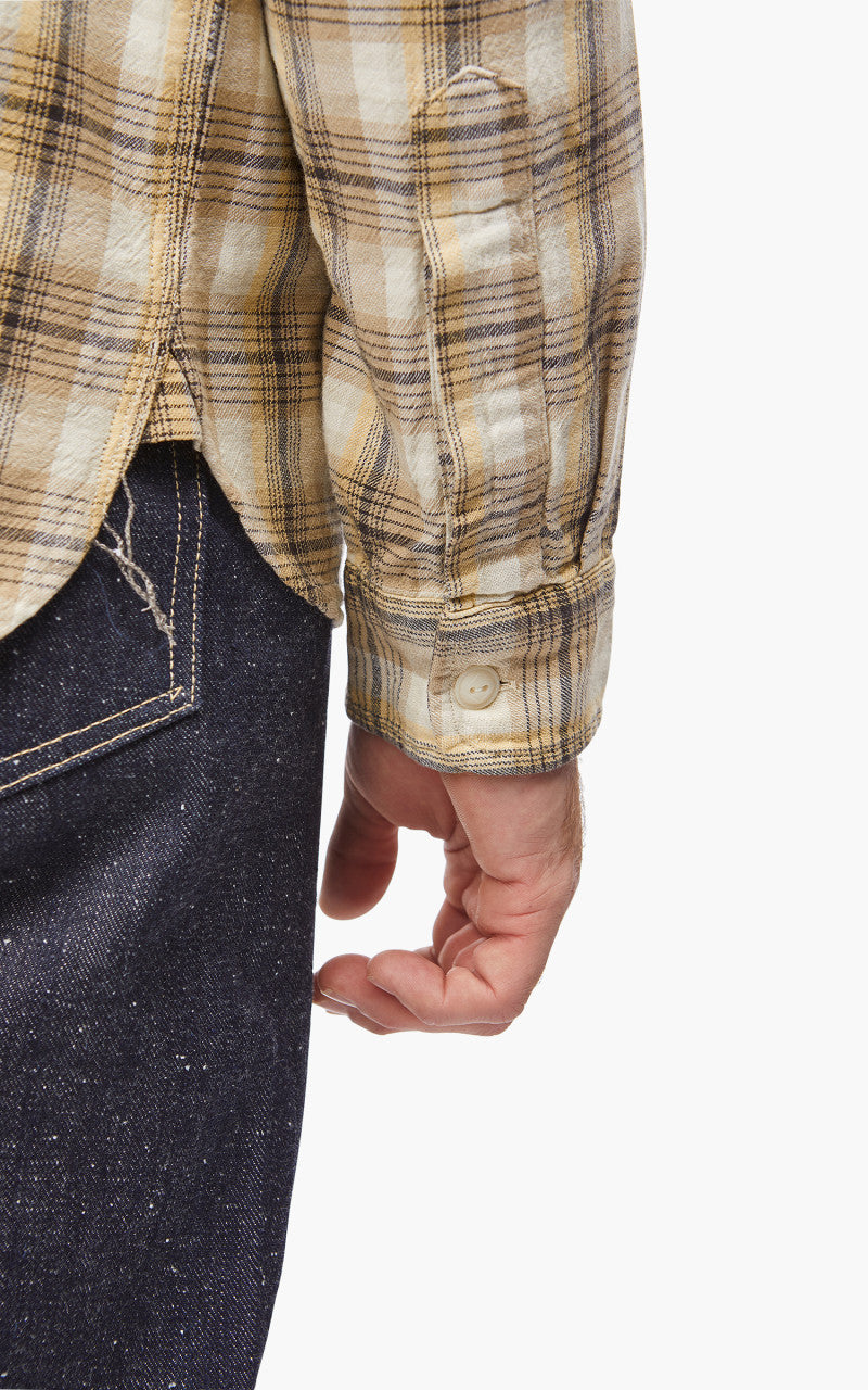 RRL Western Sport Shirt Plain Weave Tan
