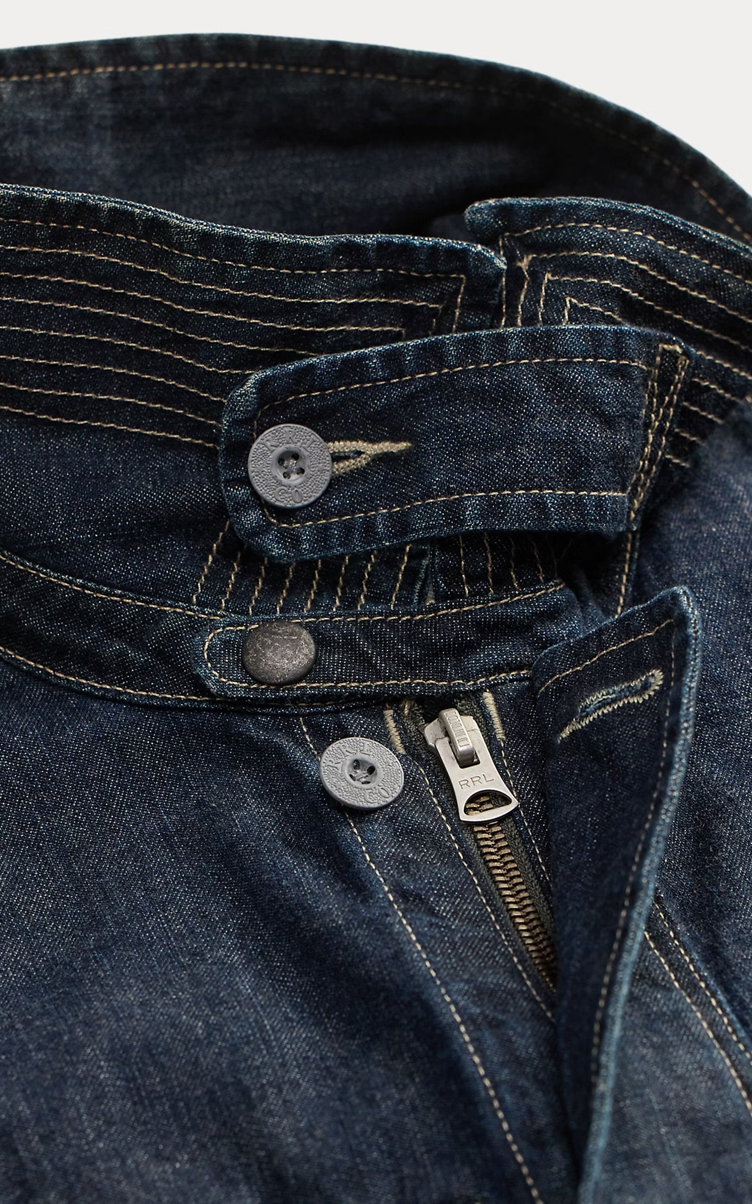 RRL Indigo Denim Field Jacket Medium Wash