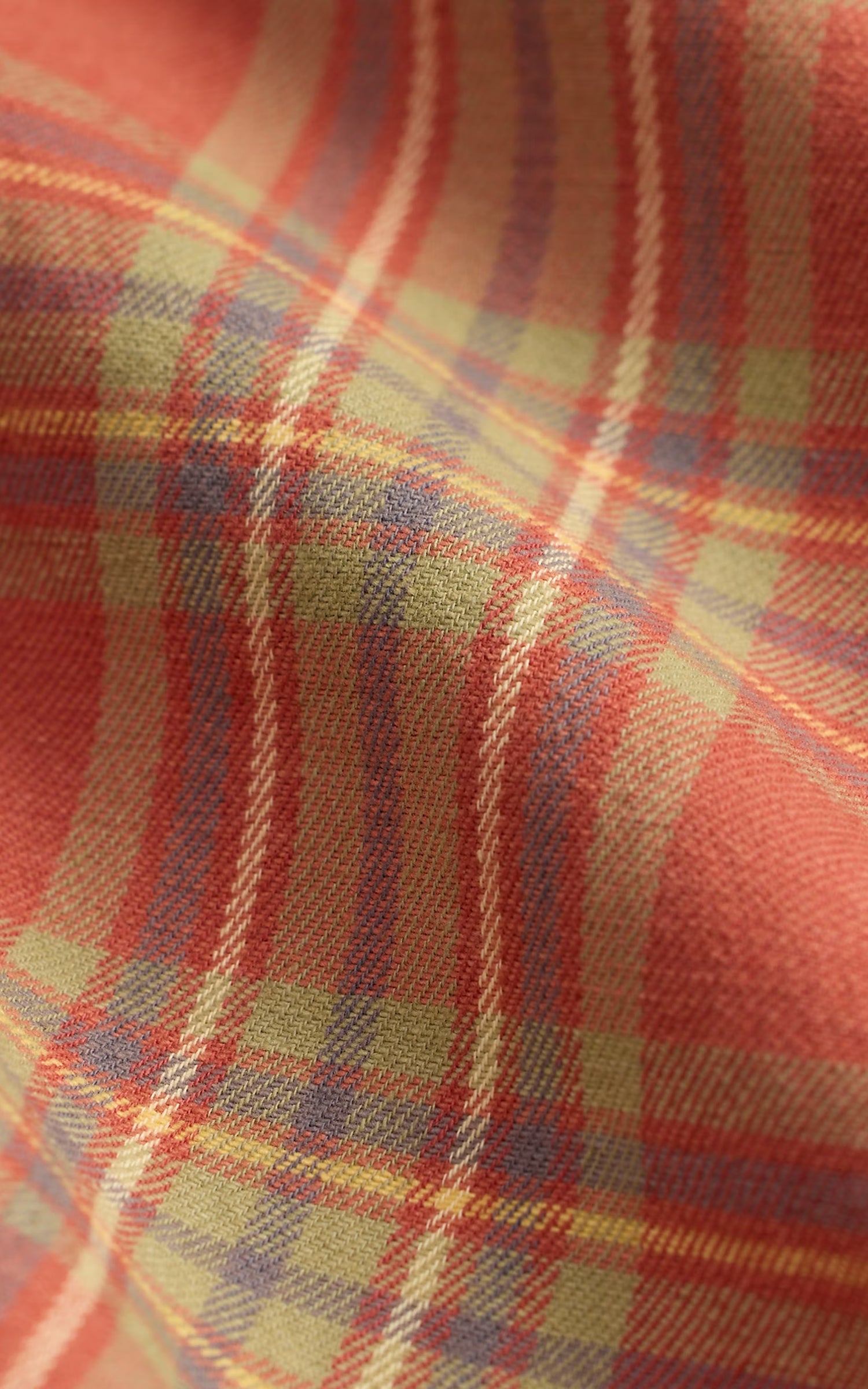 RRL Plaid Twill Workshirt Red/Blue/Green