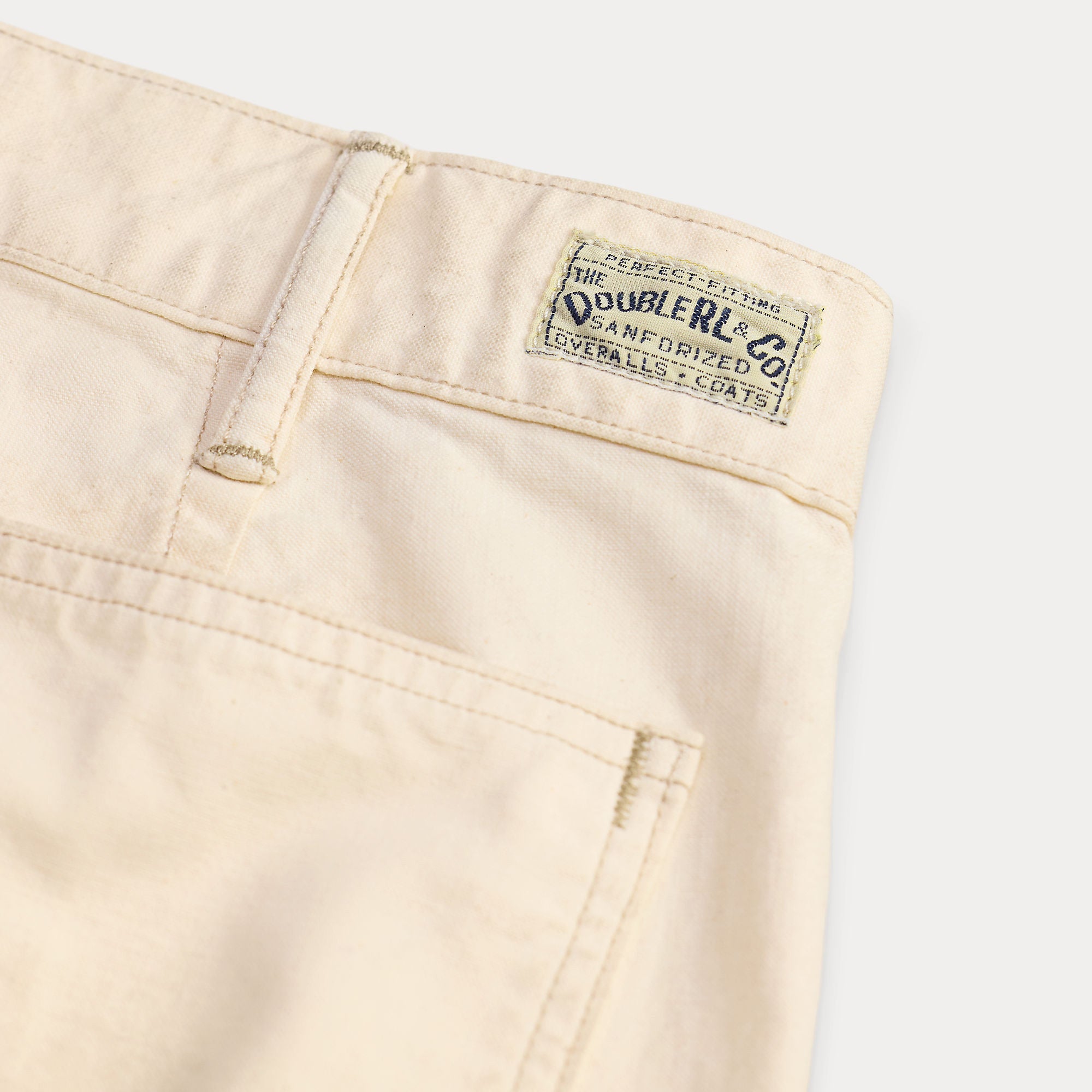 RRL Engineer Fit Canvas Carpenter Trouser Seeded Natural