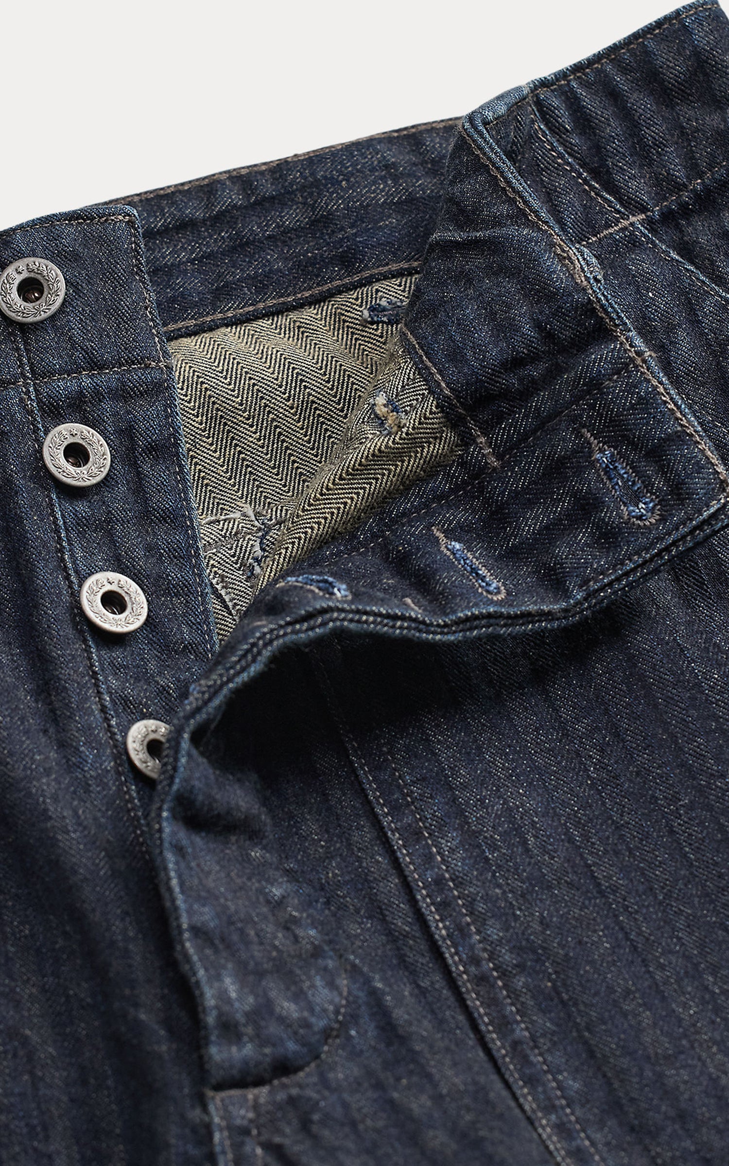 RRL Limited-Edition Indigo Herringbone Pant Rinse