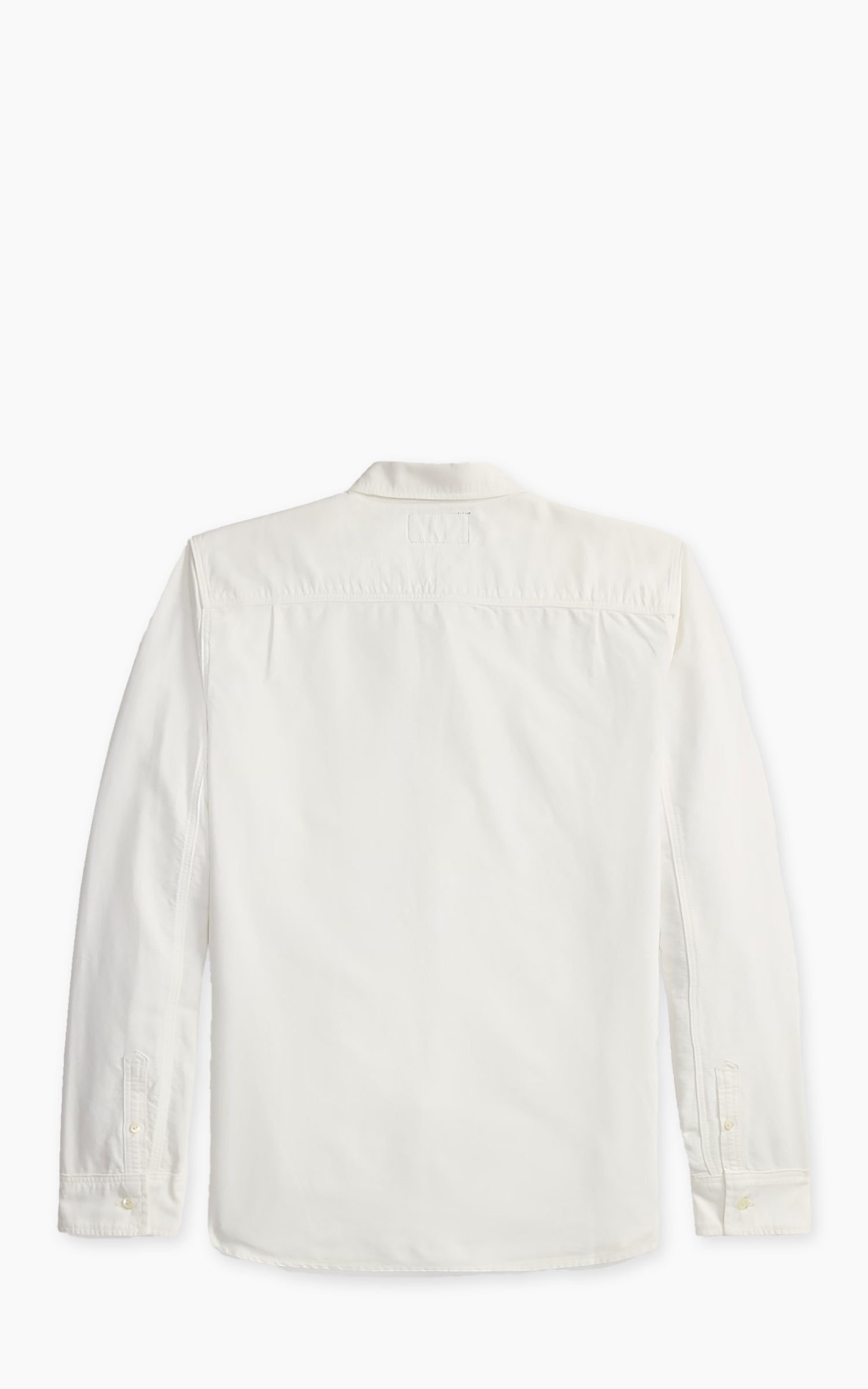 RRL Selvedge-Detailed Oxford Workshirt White