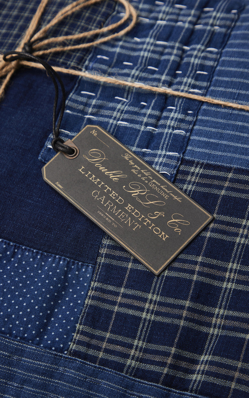 RRL Patchwork Quilt Indigo