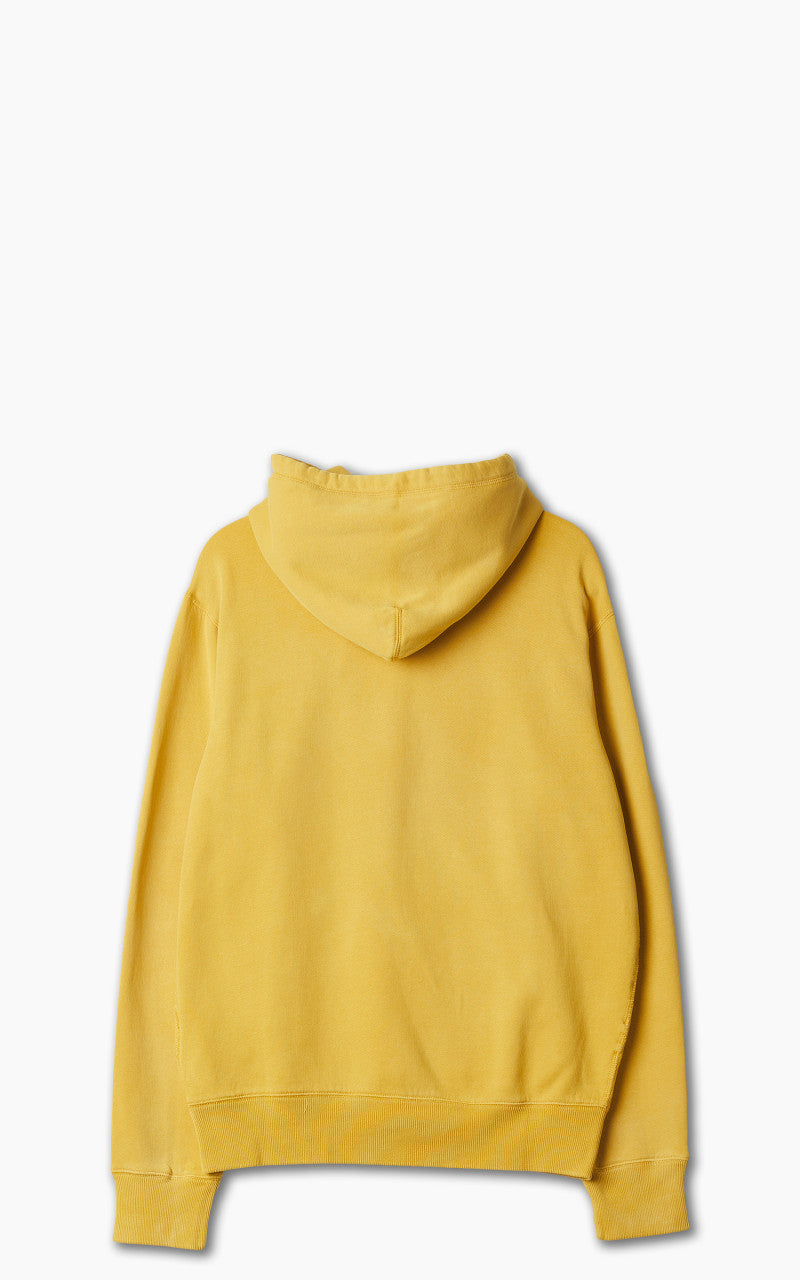 RRL Fleece Hoodie Garment Dyed Gold
