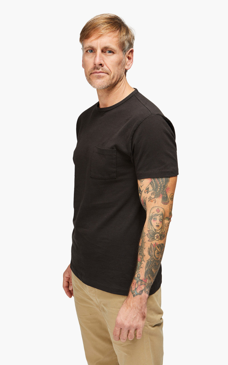RRL 2-Pack Garment-Dyed Tees Black