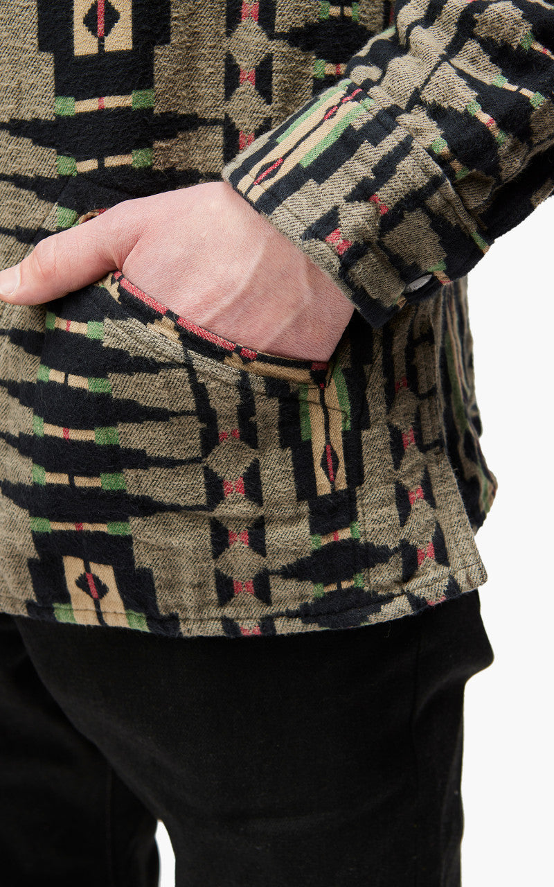 RRL Brown Bear Sport Shirt Grey/Multi