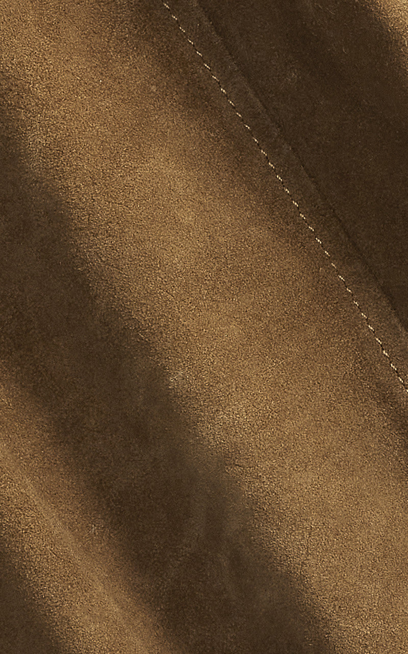 RRL Alston Leather Jacket Brown