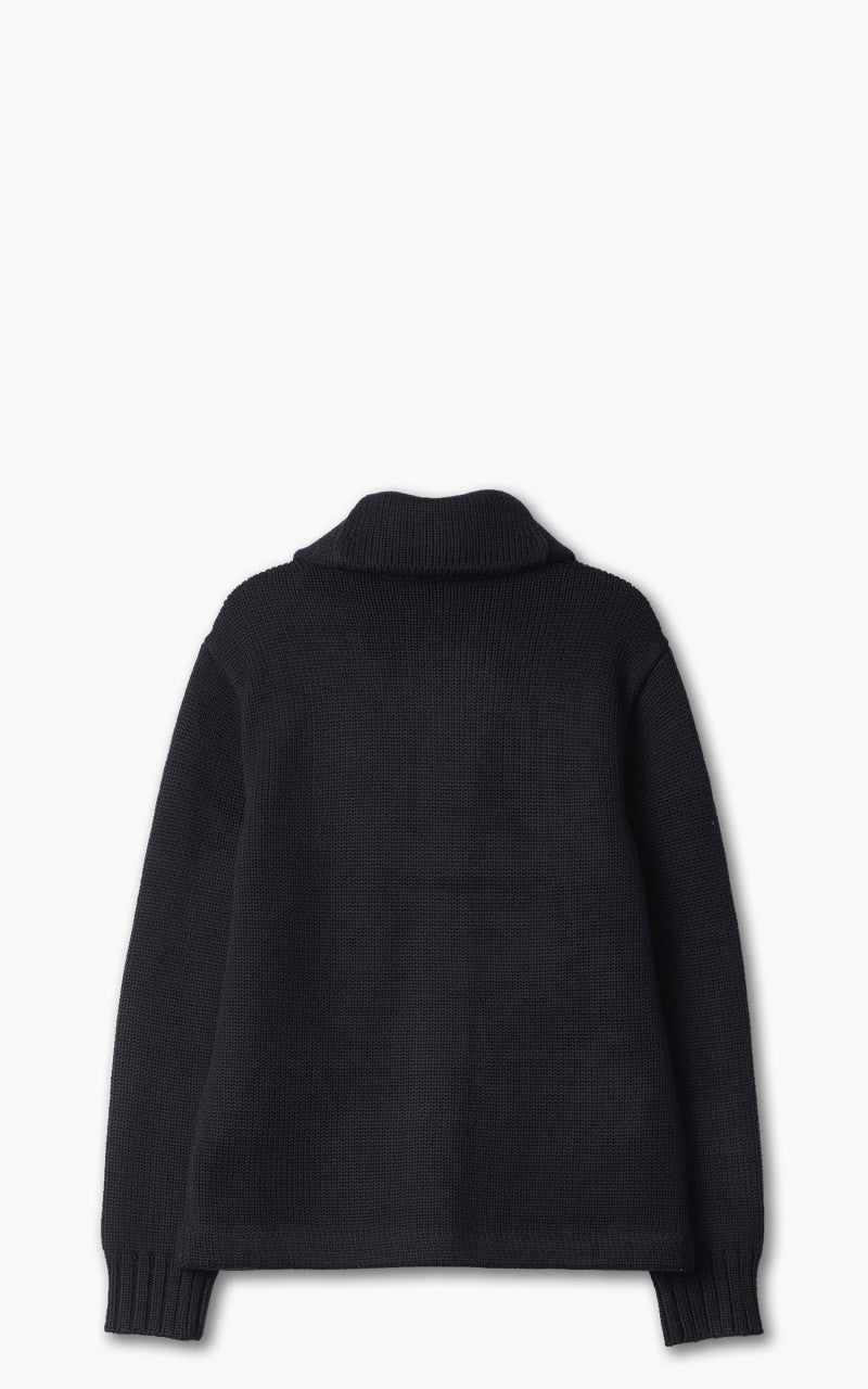 RRL Shawl Collar Cardigan Patch Navy