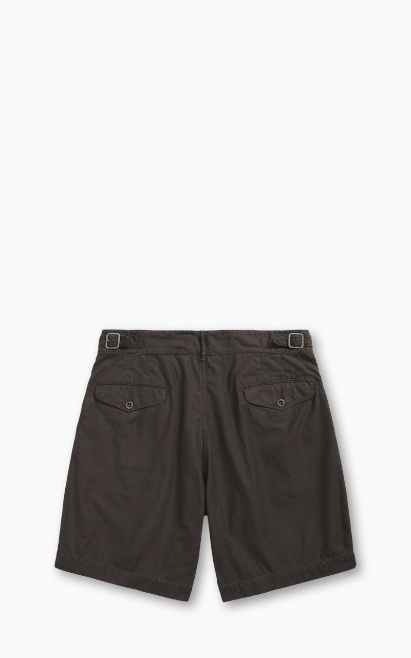 RRL Pleated Twill Short Washed Black