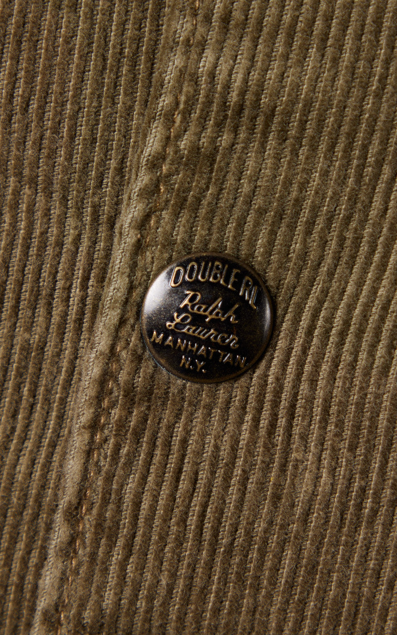 RRL Embroidered Corduroy Jacket Olive