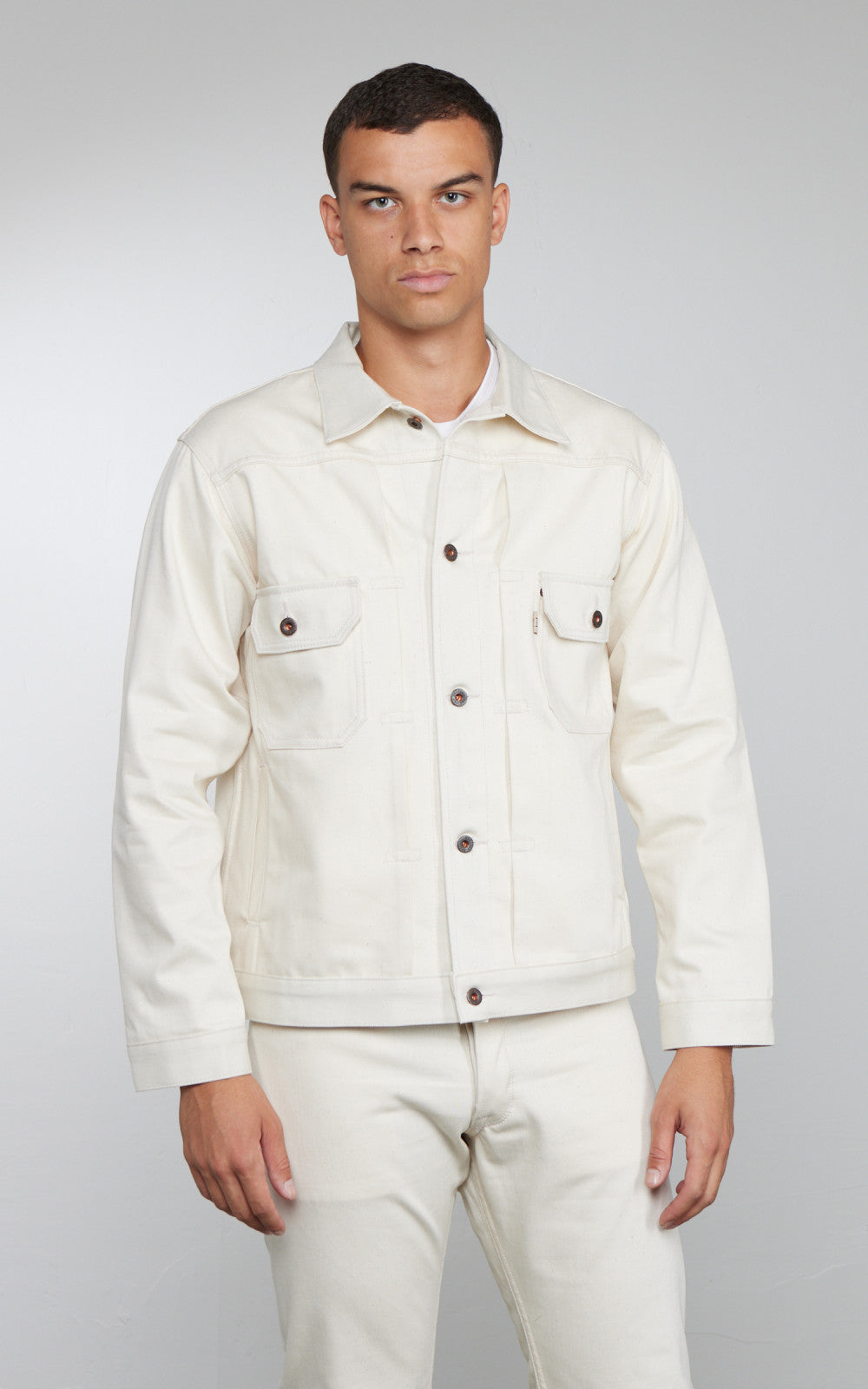 Railcar Fine Goods Type 2 Jacket Selvedge Ecru Natural 12oz