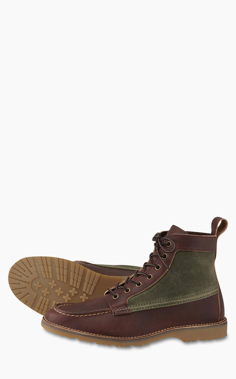 Red Wing Shoes 3335D Weekender Canvas Moc Copper Rough & Tough