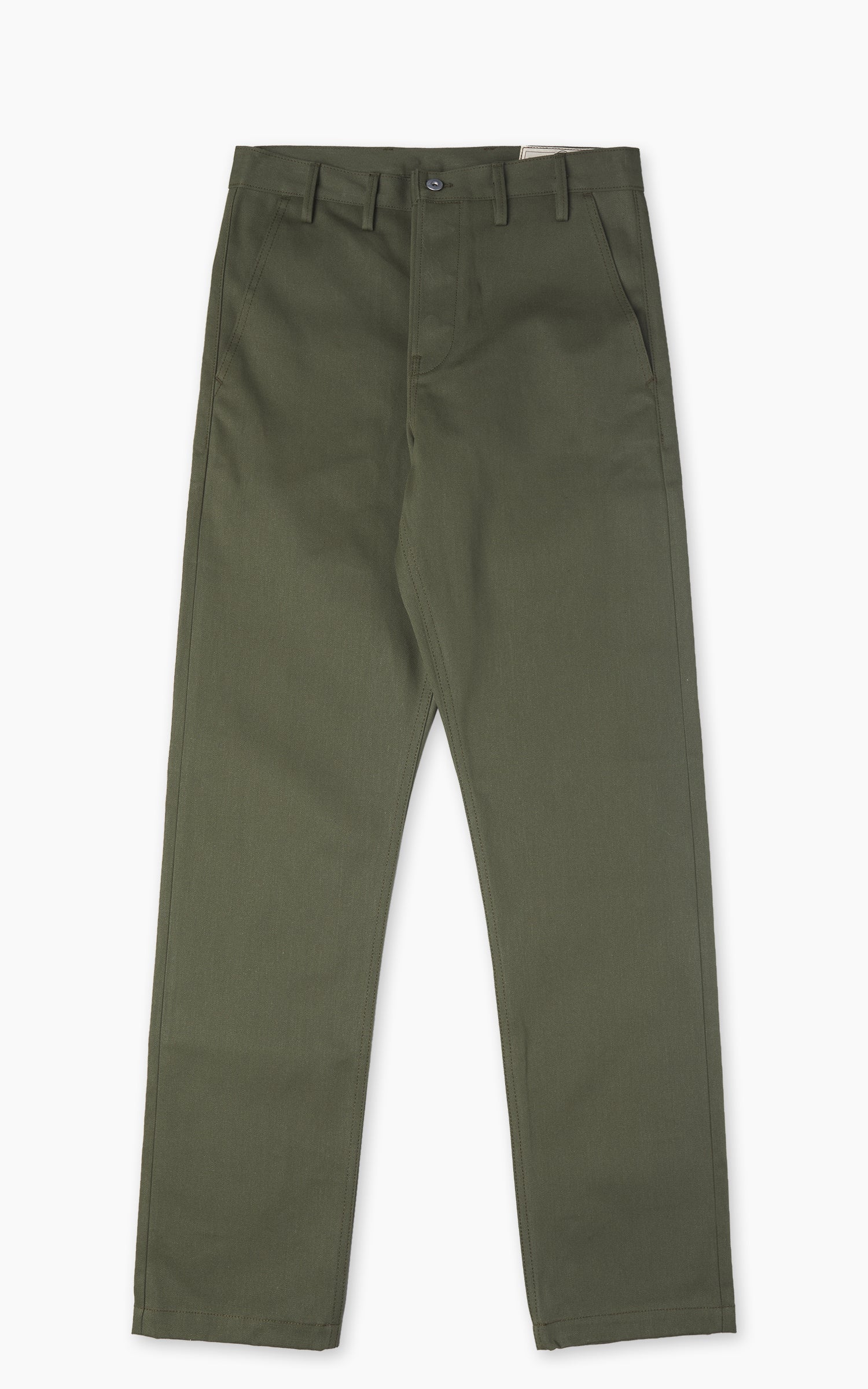 Rogue Territory Officer High Trouser Selvedge Olive
