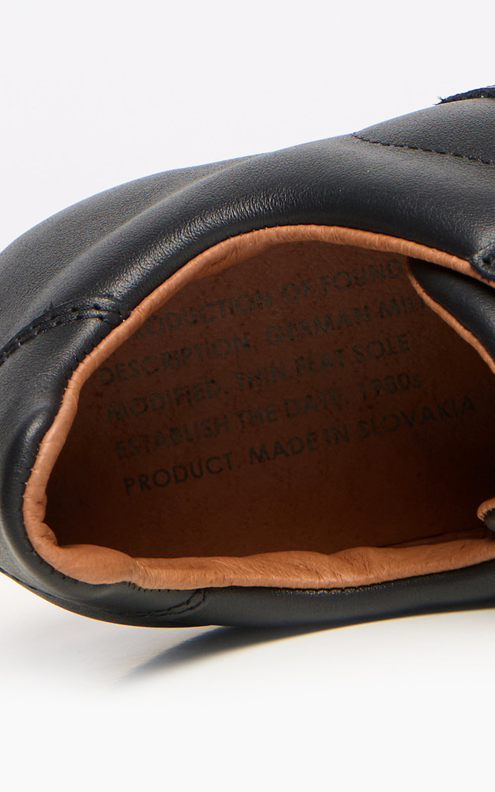 Reproduction Of Found 1714L German Military Trainer Black