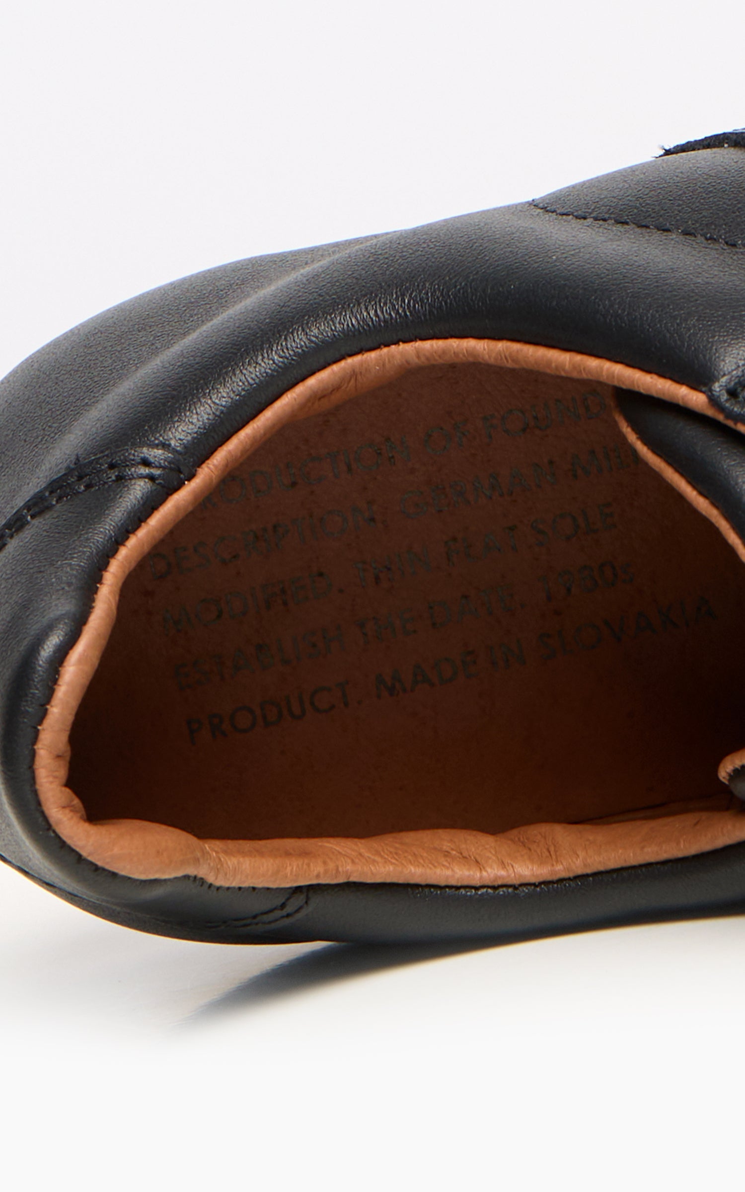 Reproduction Of Found 1714L German Military Trainer Black