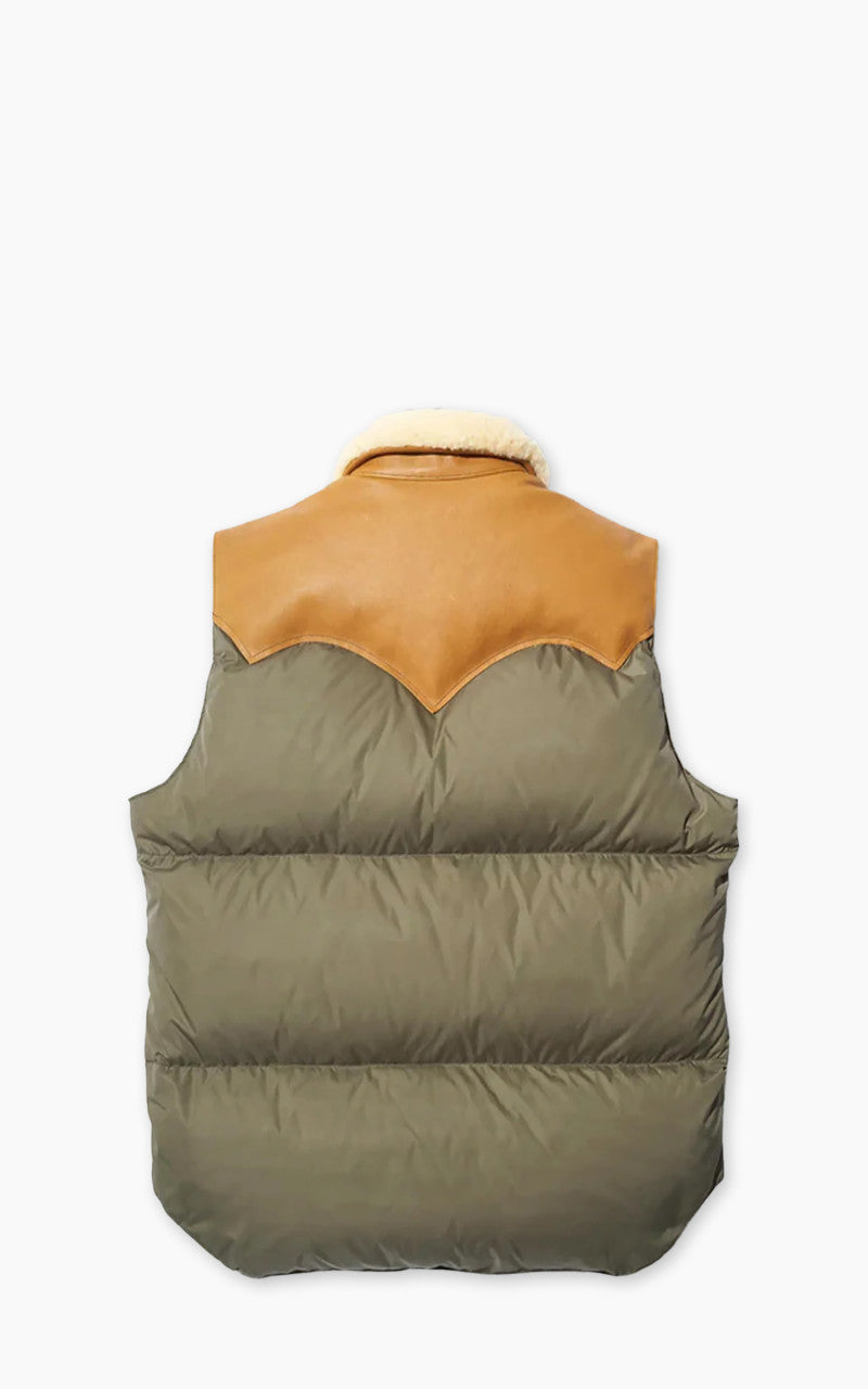 美品 Rocky Mountain FeatherbedCHRISTY VEST Rocky Mountain Featherbed Christy Down Vest Olive